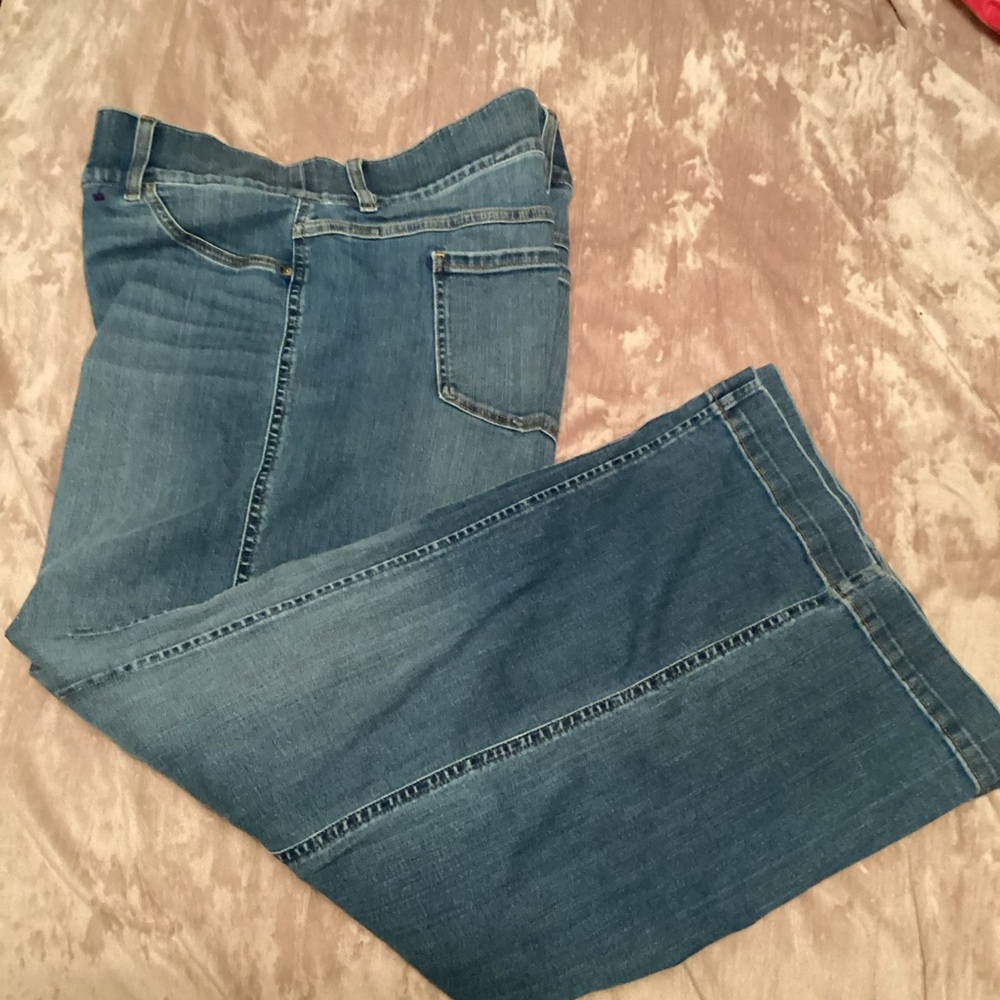 Spa x EveryWear Wide Leg Jeans plus size 1X or 18-20 - Picture 2 of 7